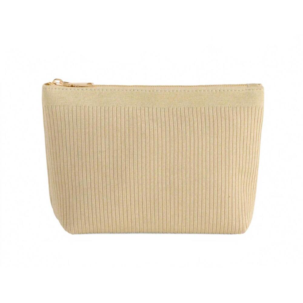 NEW SHIRALEAH women's robbie zip pouch in gold